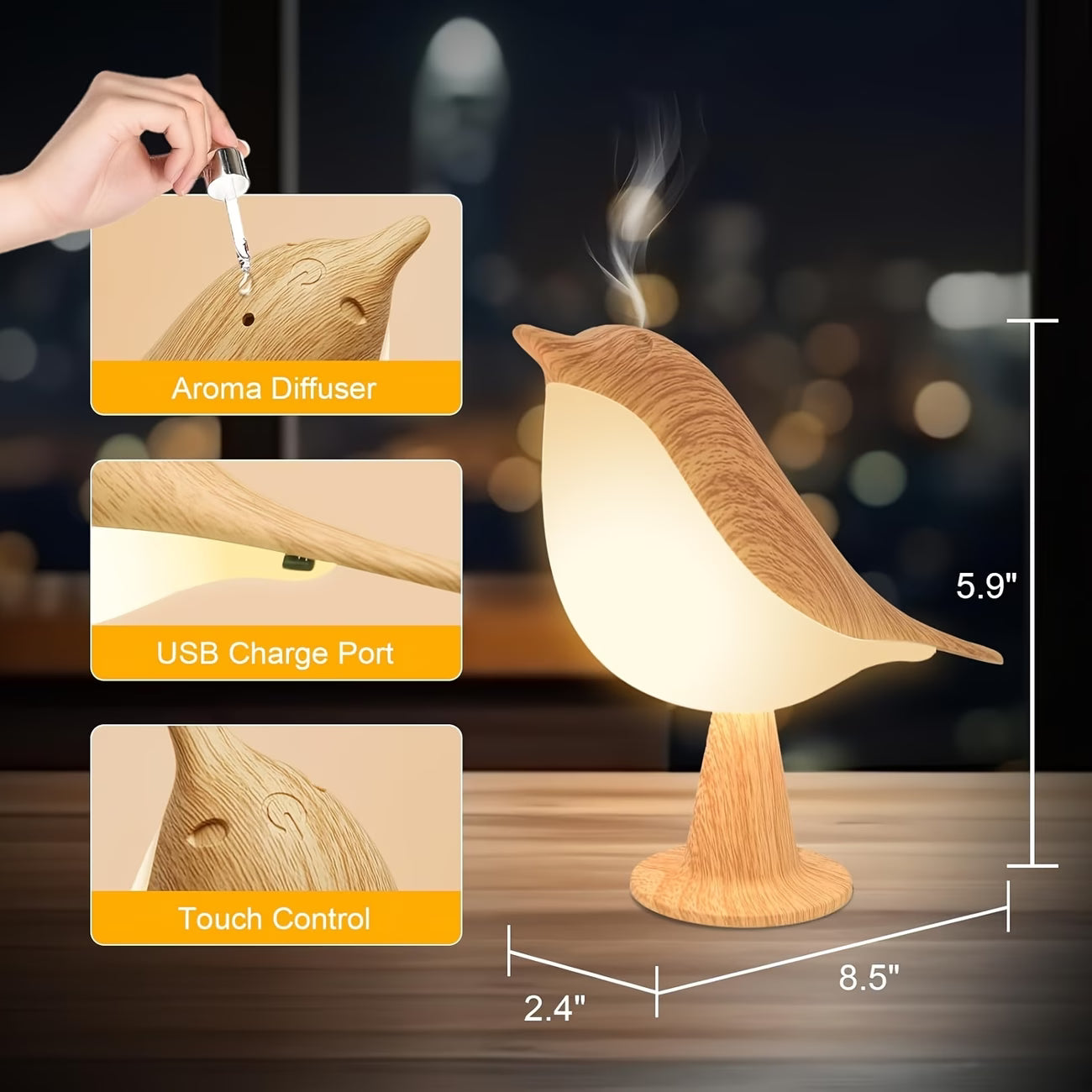 Bird Night Light