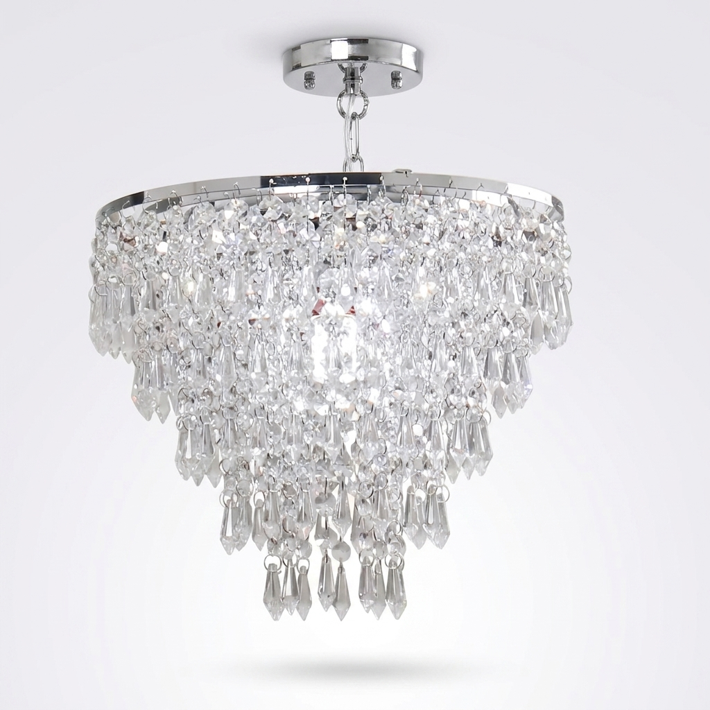 Crystal Teardrop Chandelier