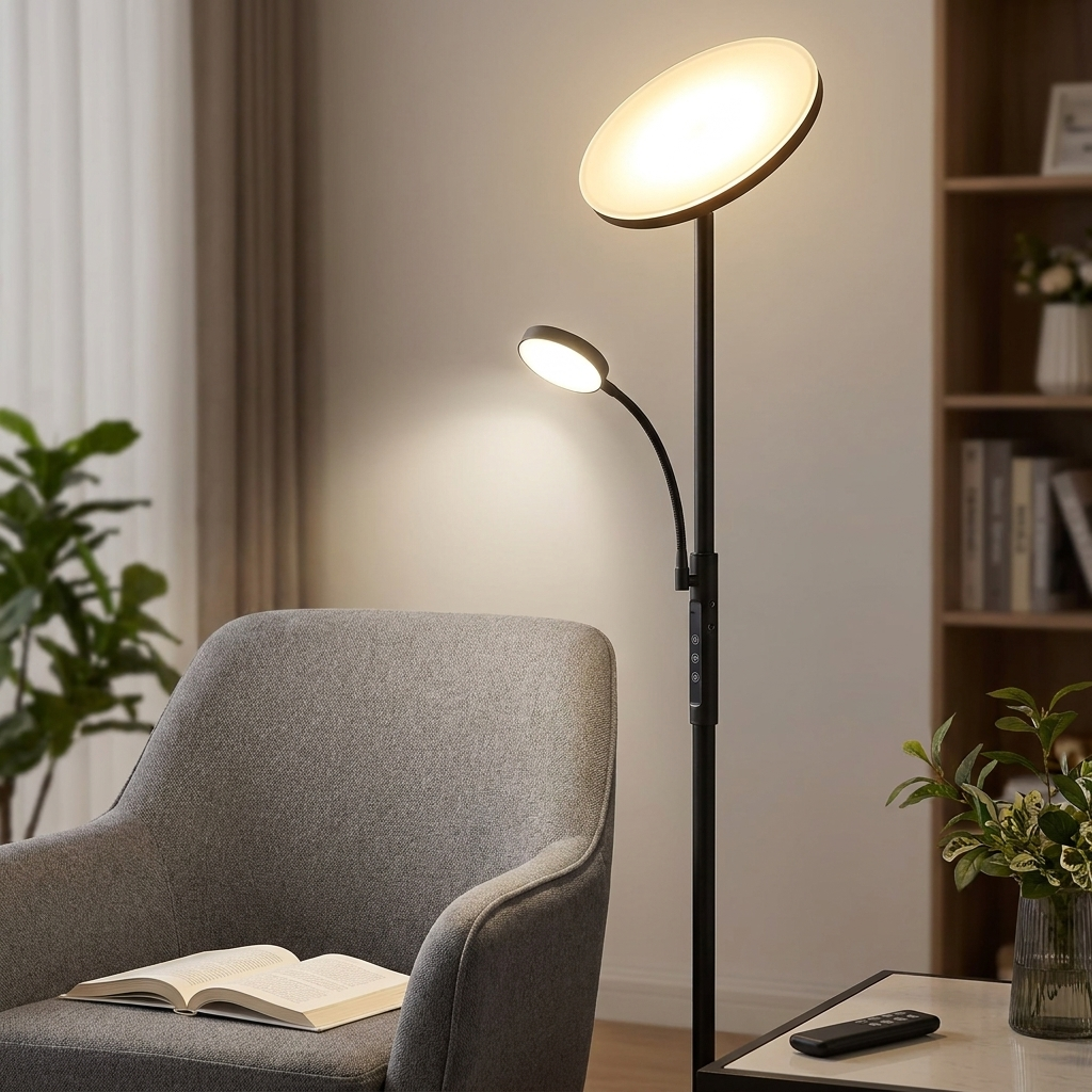 Dual-Function Floor Lamp