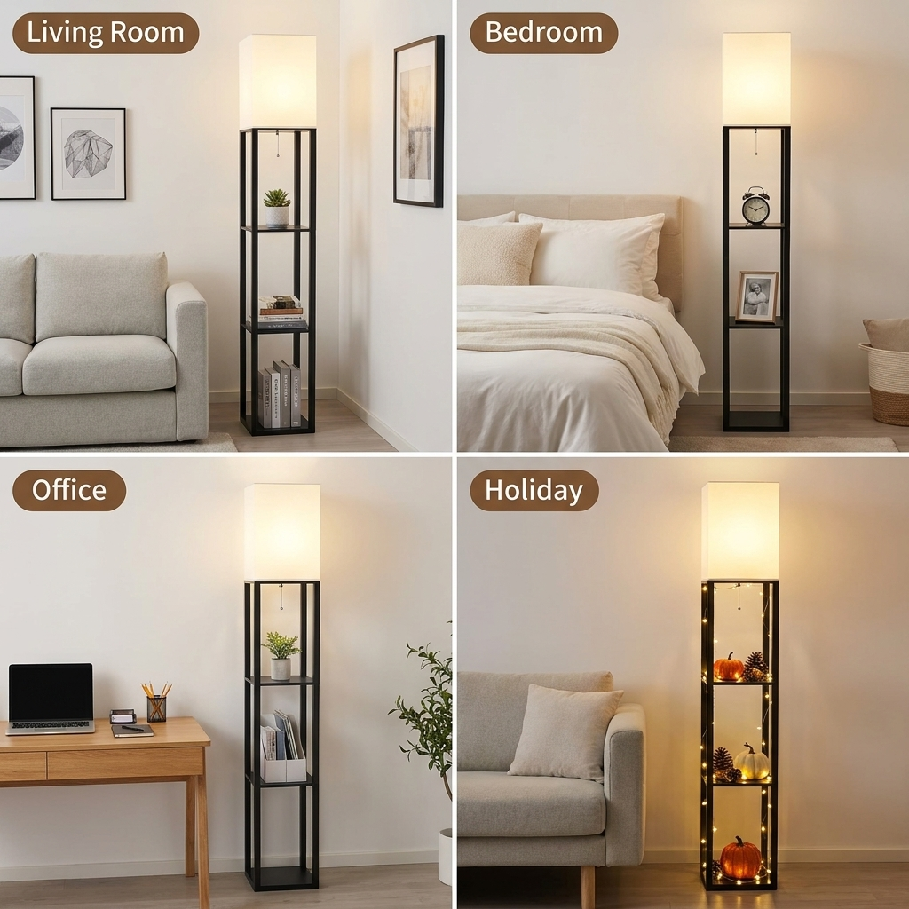 Multi-Collumn Floor Lamp