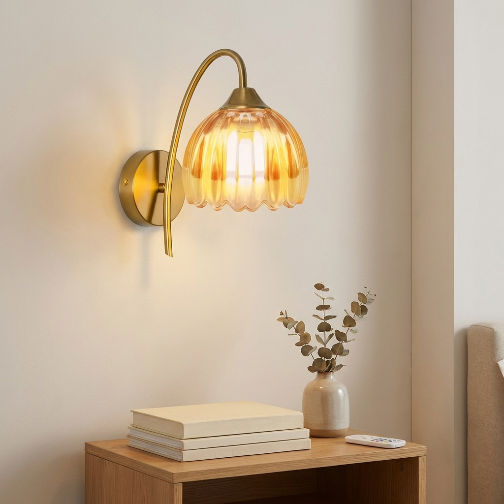 Wireless Globe Lamp Wall Sconce – 2000mAh Rechargeable | 15 RGB Remote Dimmable Lamp for Bedroom & Bedside