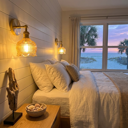 2-Pack Vintage Brass Floral Glass Wall Sconce – USB Rechargeable RGB Remote Dimmable Cordless Lamp