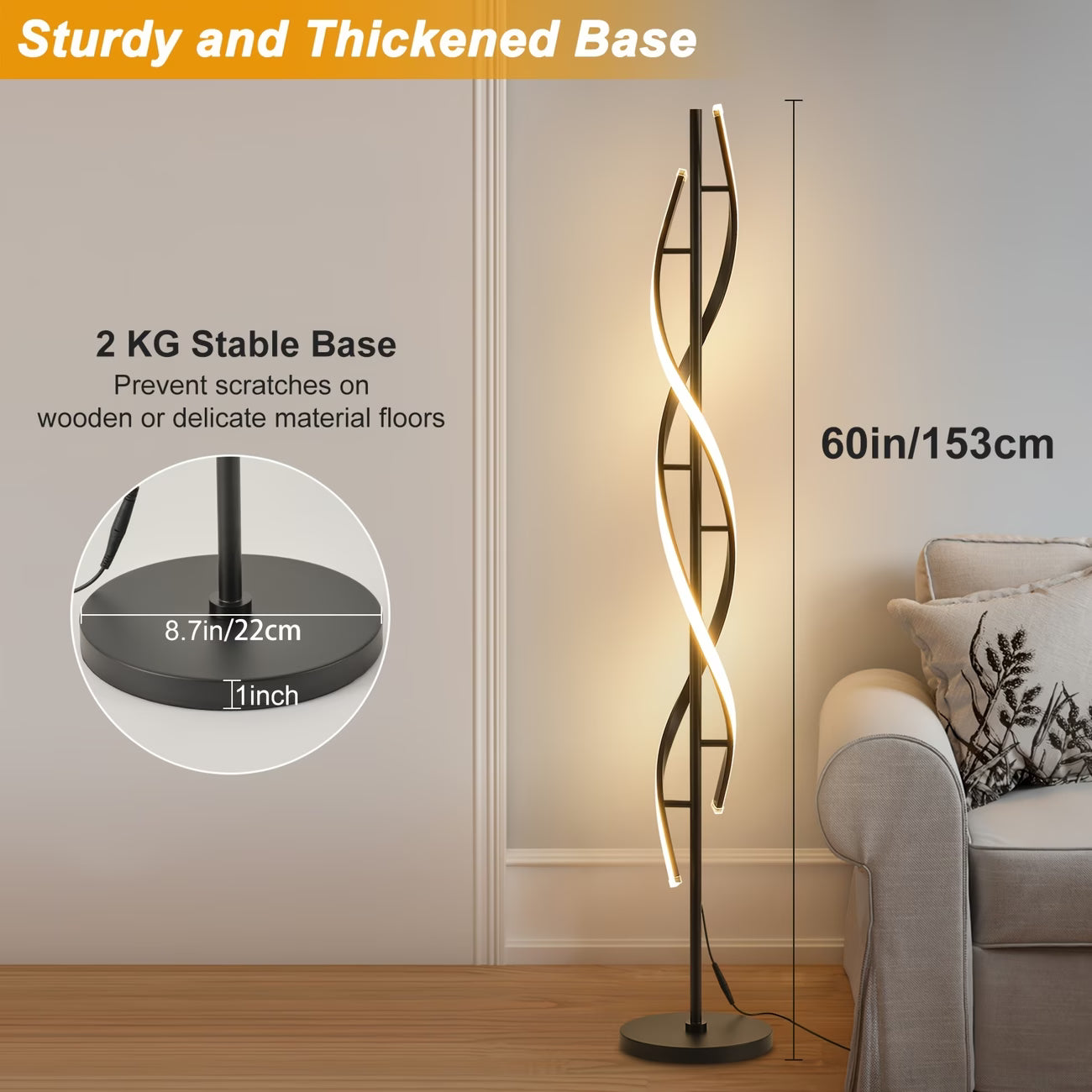 Spiral Floor Lamp